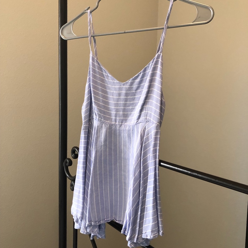 Stripe Tank with tie back
